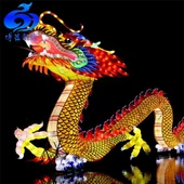 Търговски център Романтичен китайски драконов фенер